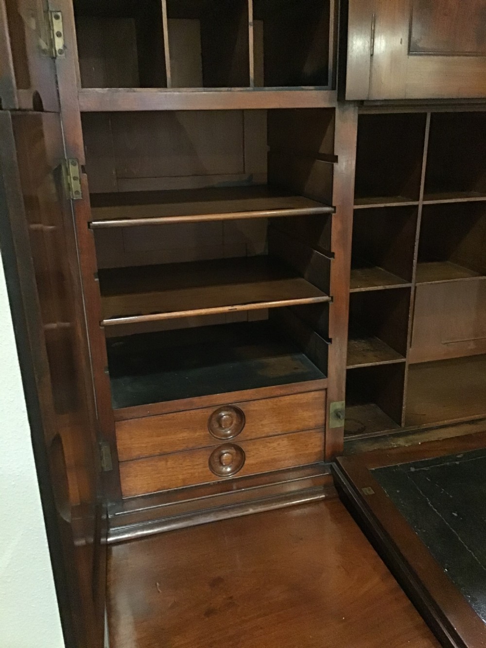 Country House Estate Gentleman’s Desk and Cabinet    View II