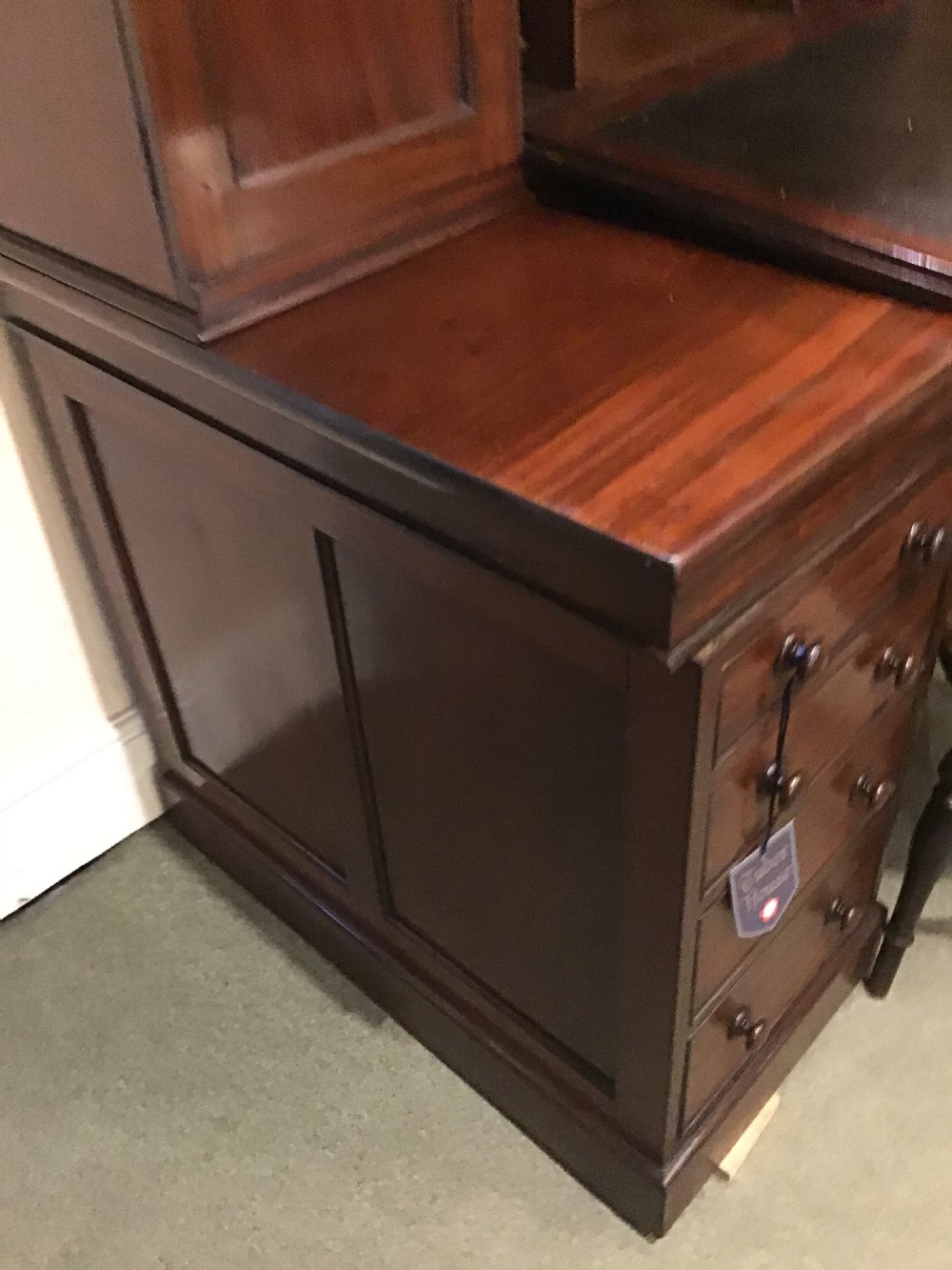 Country House Estate Gentleman’s Desk and Cabinet    View X