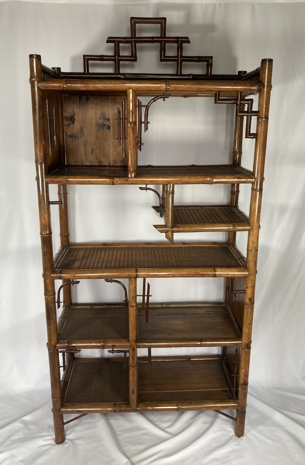 Bamboo Japanned Display  Cabinet  View IX