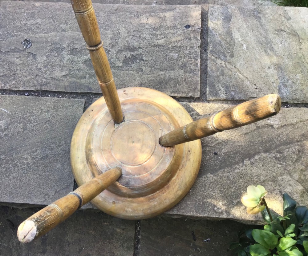 Welsh Sycamore Milking Stool  View IV