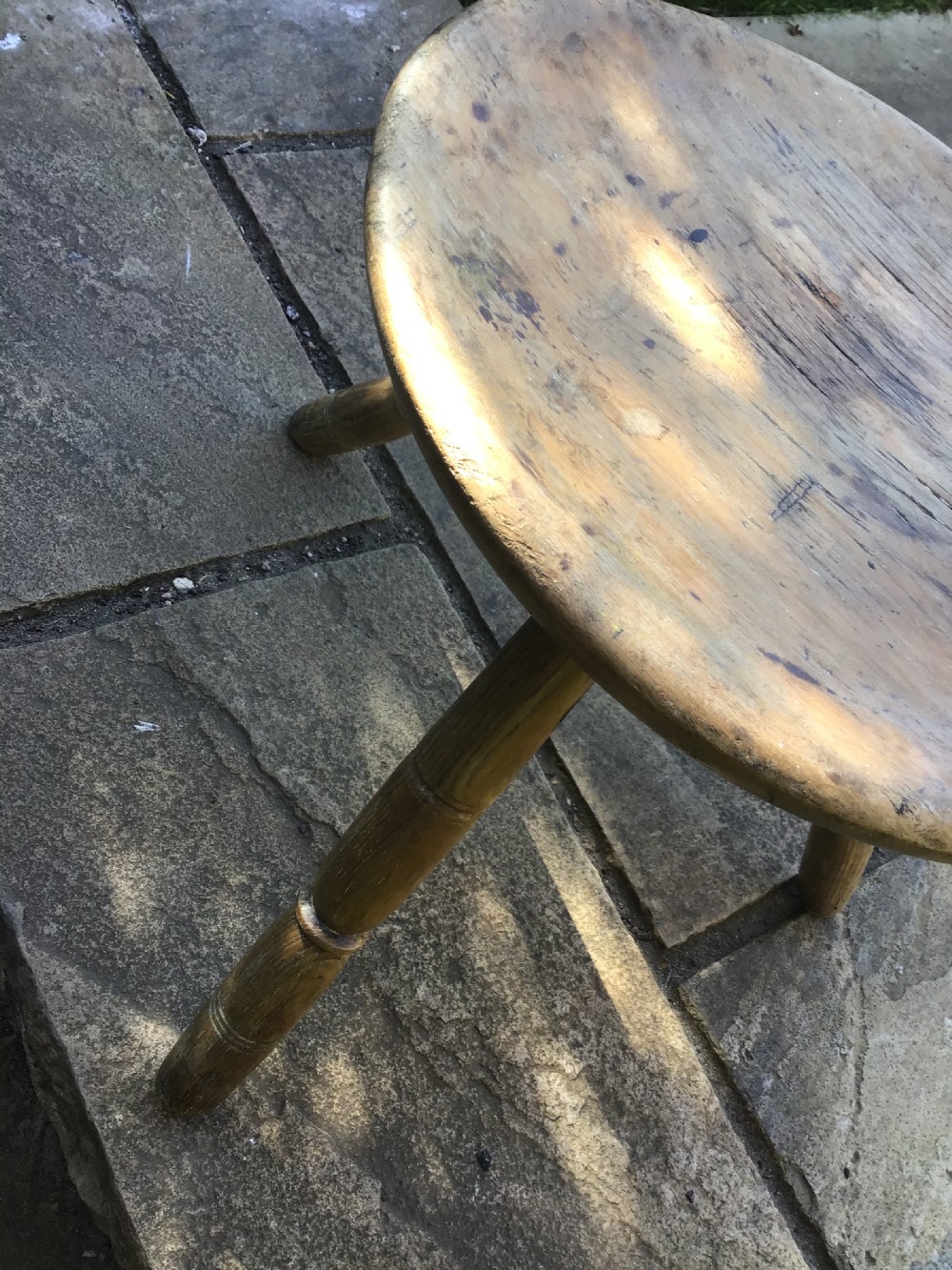 Welsh Sycamore Milking Stool  View VI