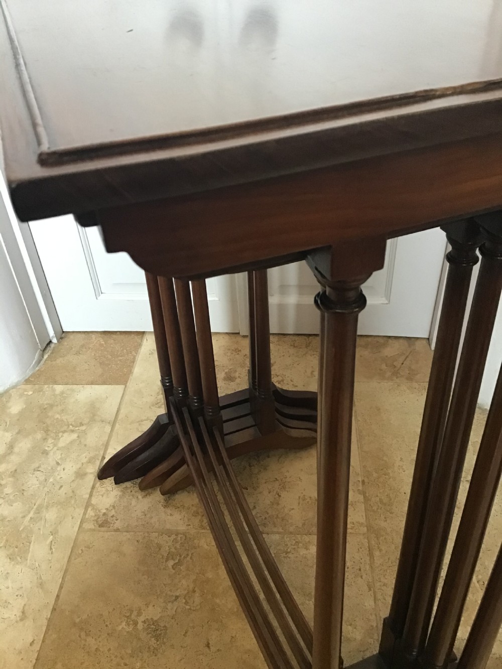 Quartette of Mahogany Tables  View III