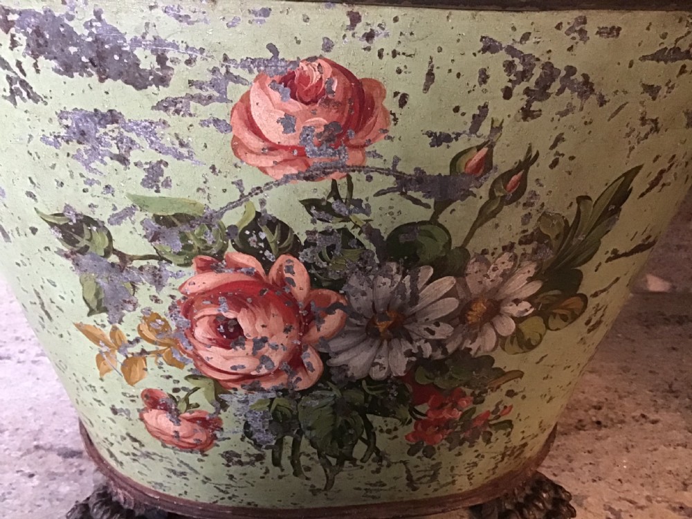 Victorian Toleware Coal Bucket  View V