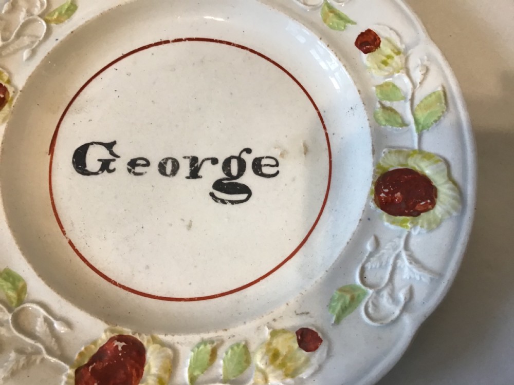 Rare early 19th century Child’s Nursery Plate - George  View IV
