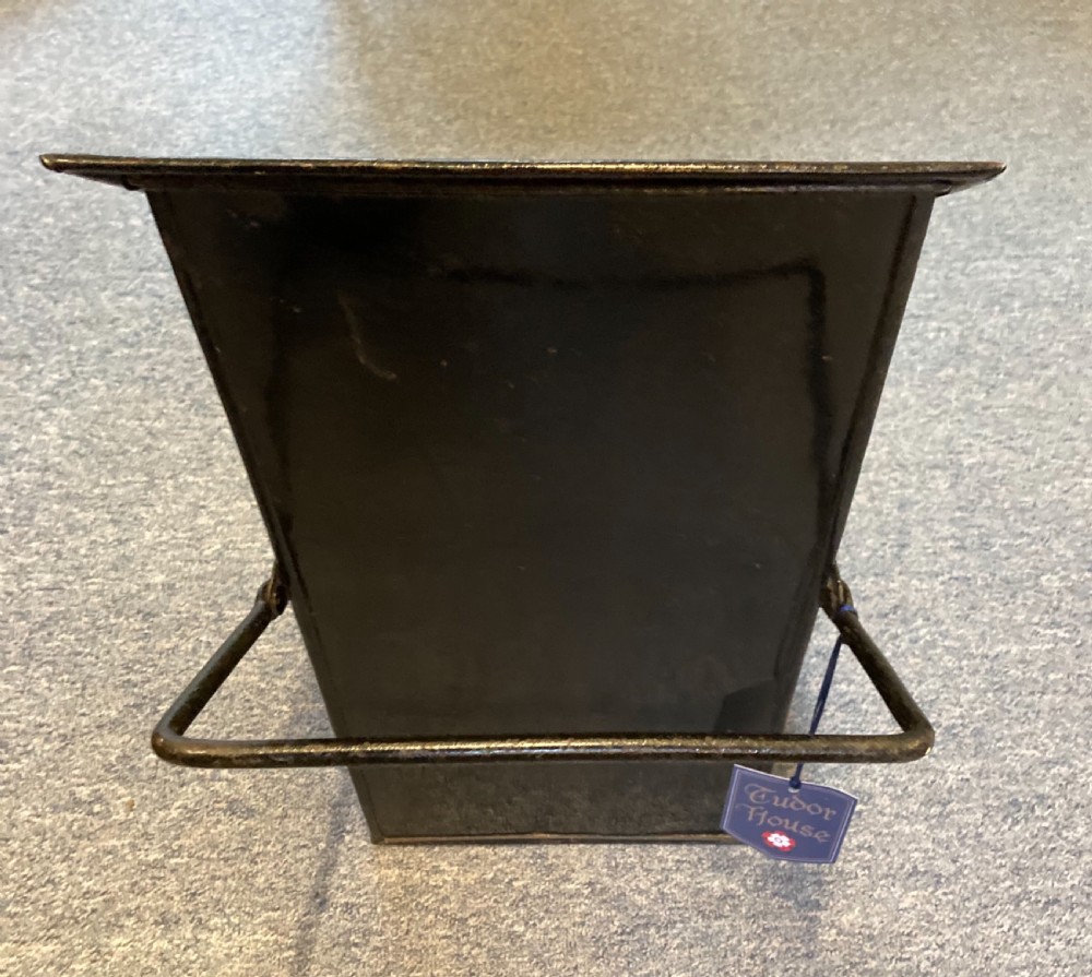 Victorian Toleware Coal Bin  View IV