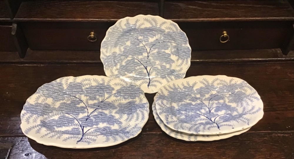 Rare set of child’s miniature dinner service by Alcock & Co View III