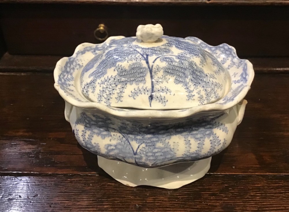 Rare set of child’s miniature dinner service by Alcock & Co View VIII