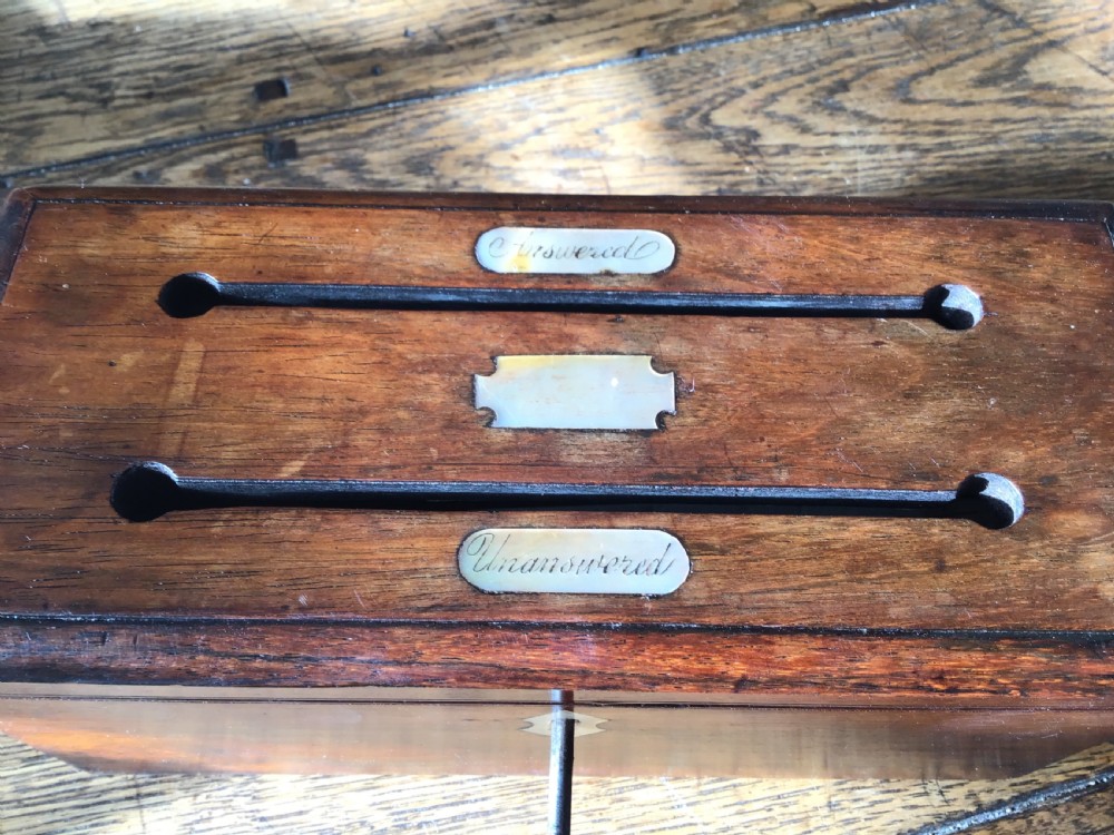 Regency Rosewood Letter Box  View II