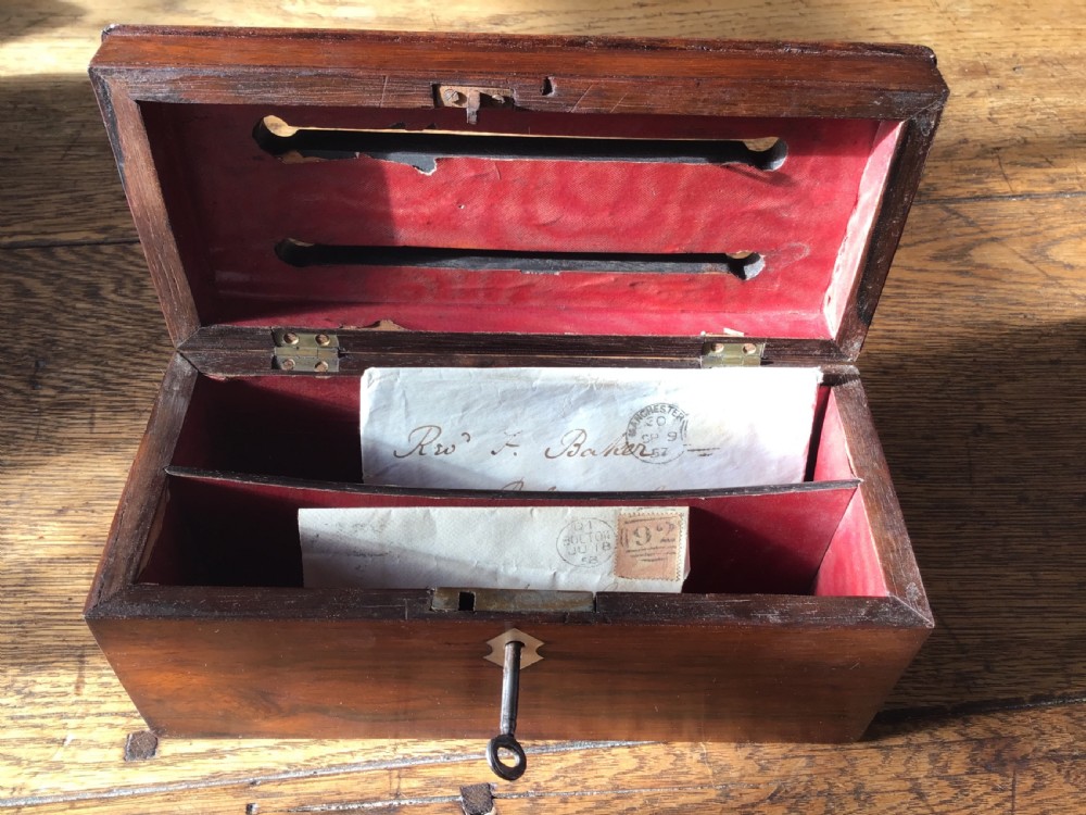 Regency Rosewood Letter Box  View VII