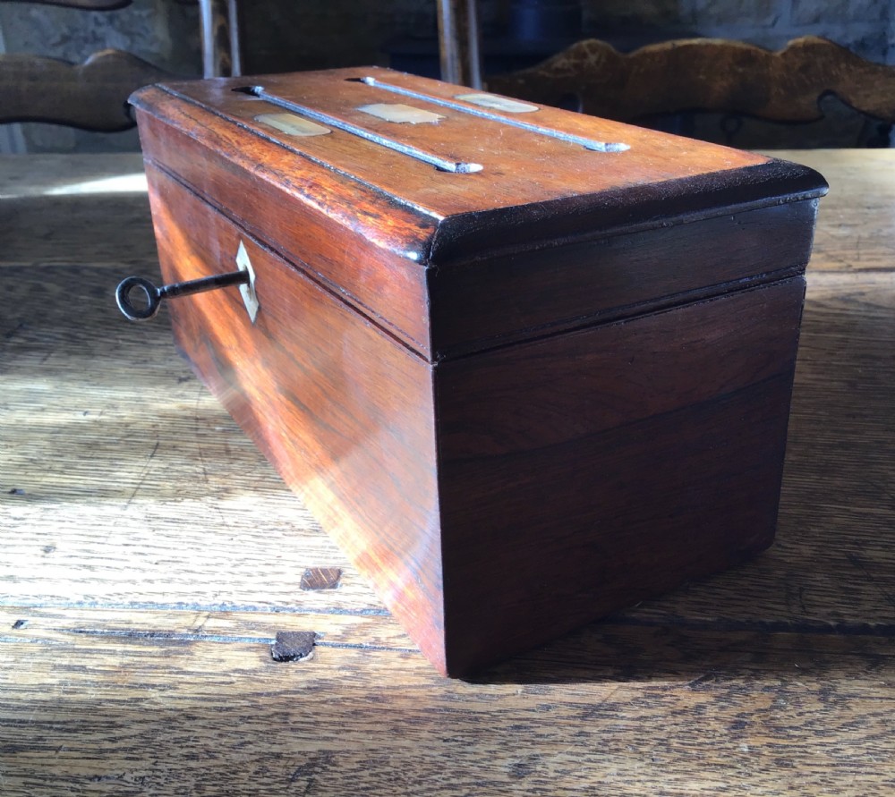 Regency Rosewood Letter Box  View IX