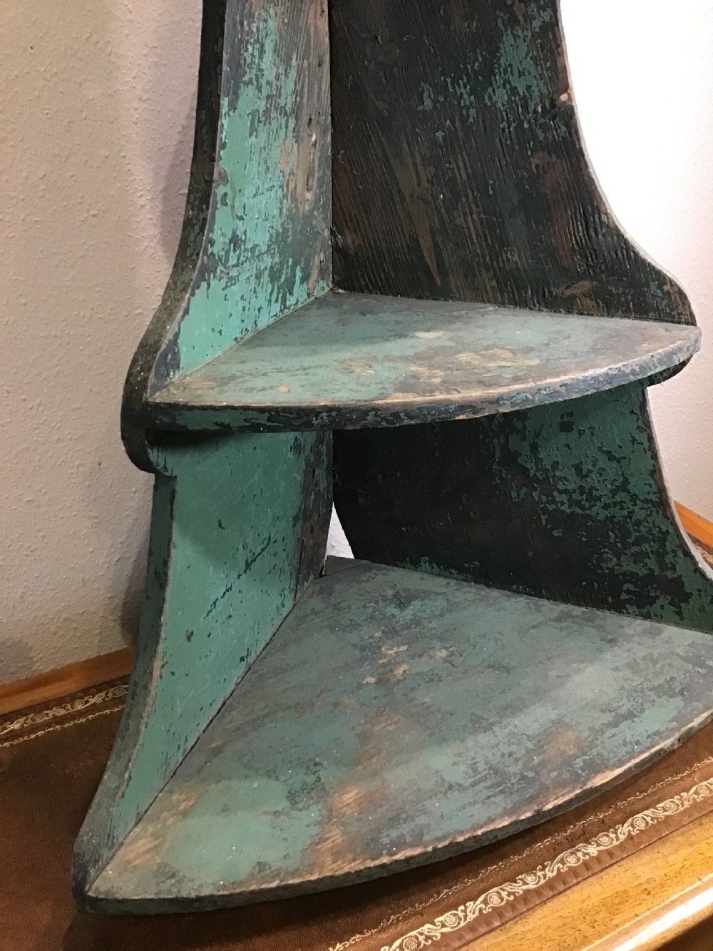 Early 19h century Scandinavian Corner shelves  View II