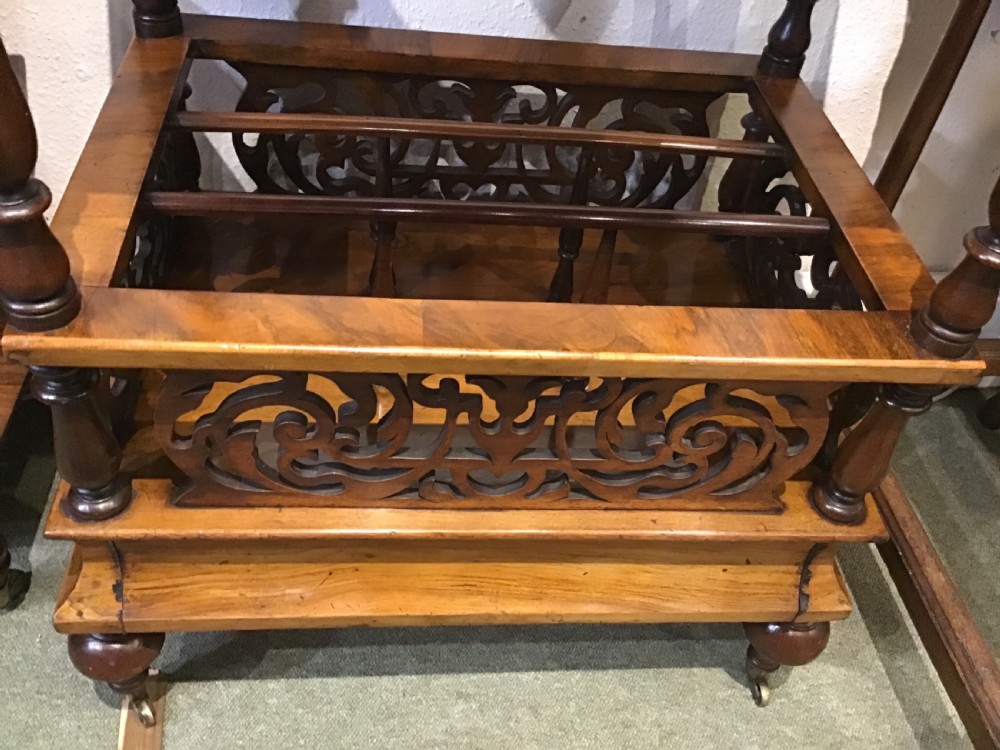 Victorian Walnut Canterbury  View II