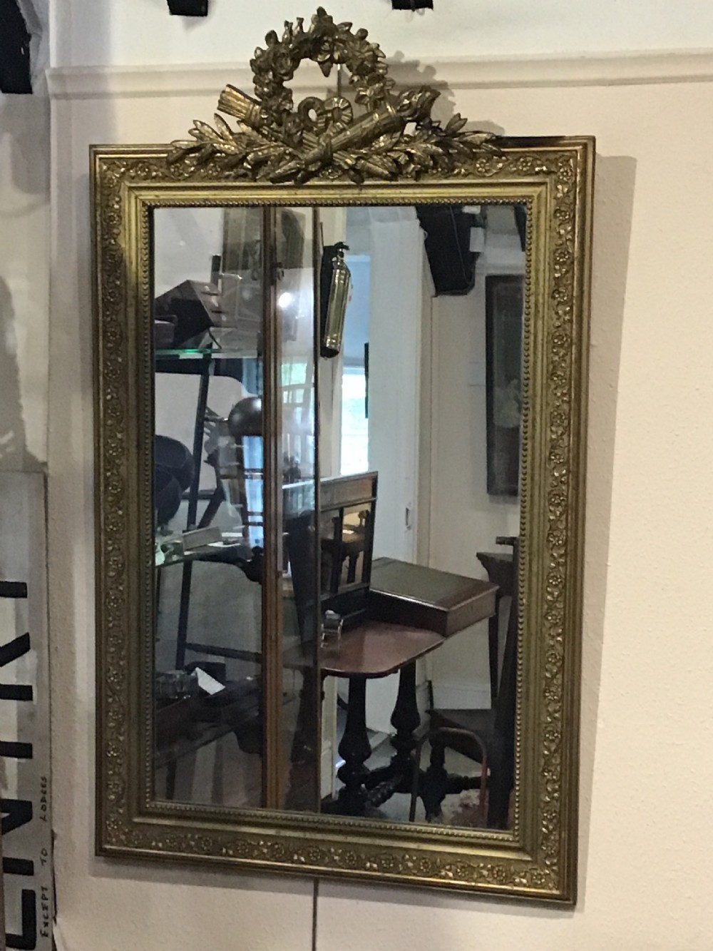 French Gilt Mirror 