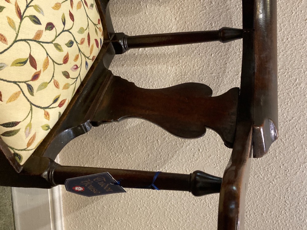George II Walnut Corner Chair  View III