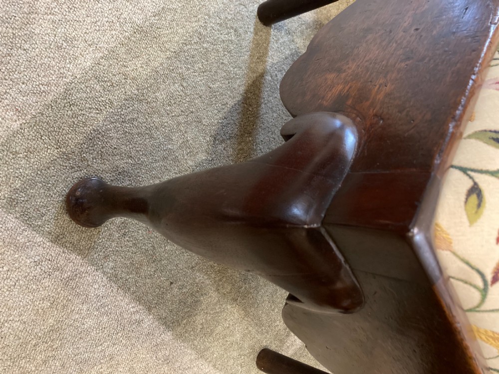 George II Walnut Corner Chair  View IV
