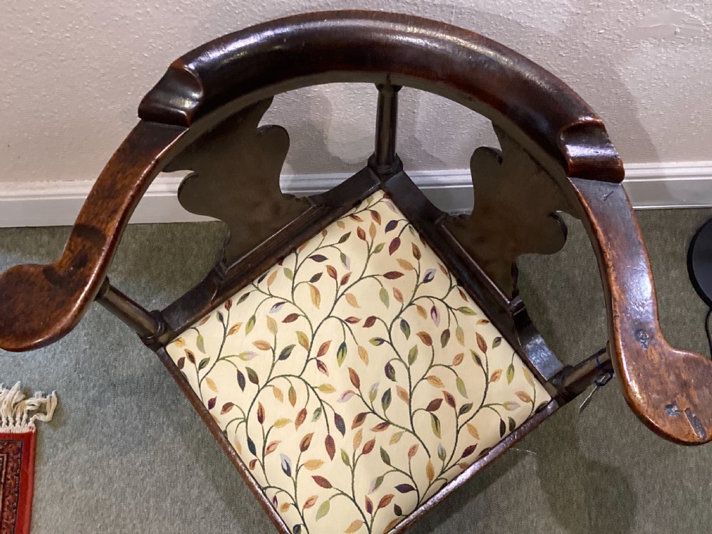 George II Walnut Corner Chair  View VI
