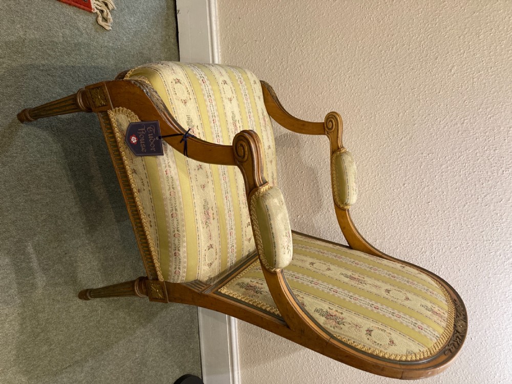 Victorian satinwood armchair  View VI