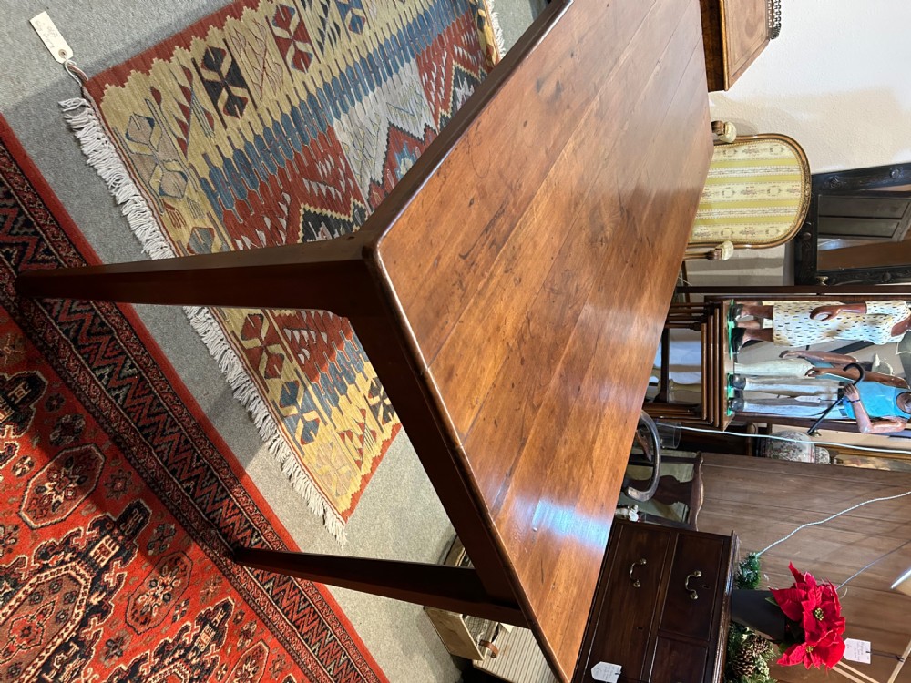 Antique French Cherry Farmhouse Table  View II