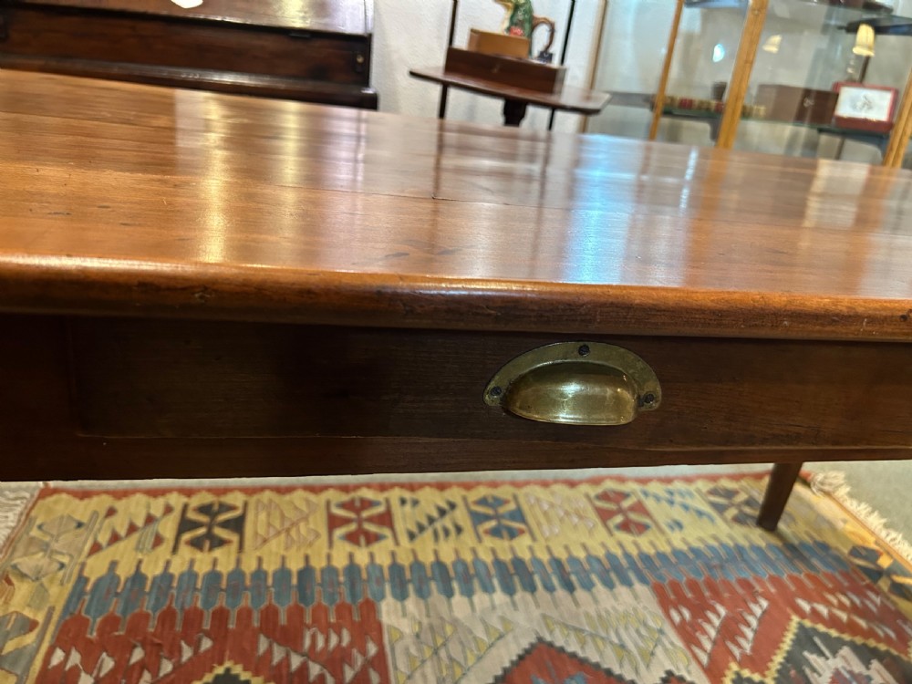 Antique French Cherry Farmhouse Table  View III