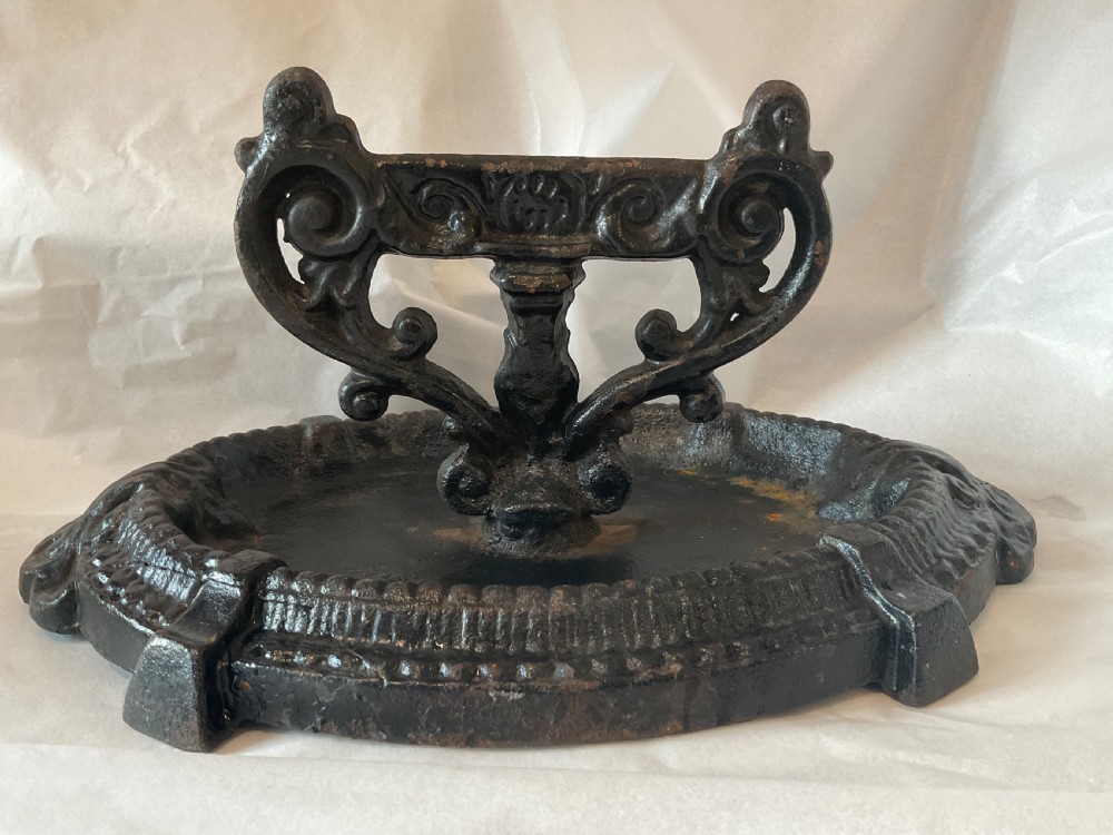 Victorian Cast Iron Boot Scraper 