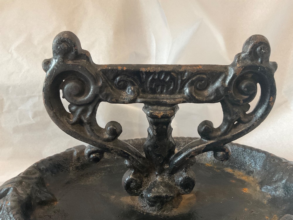 Victorian Cast Iron Boot Scraper  View II