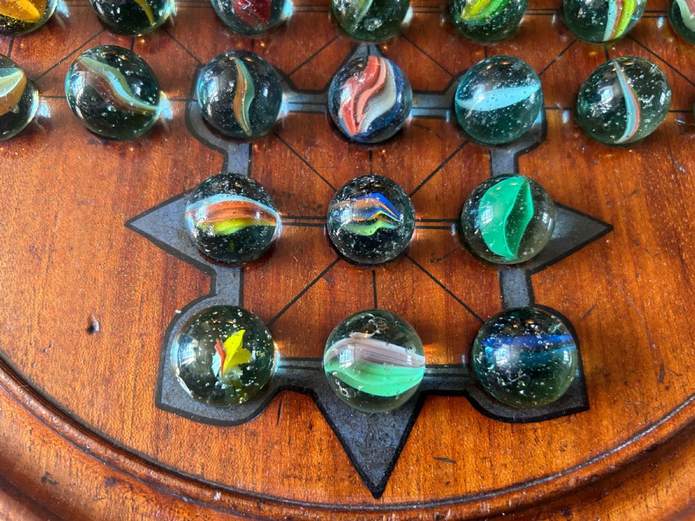 Large Mahogany  Solitaire Board  View III