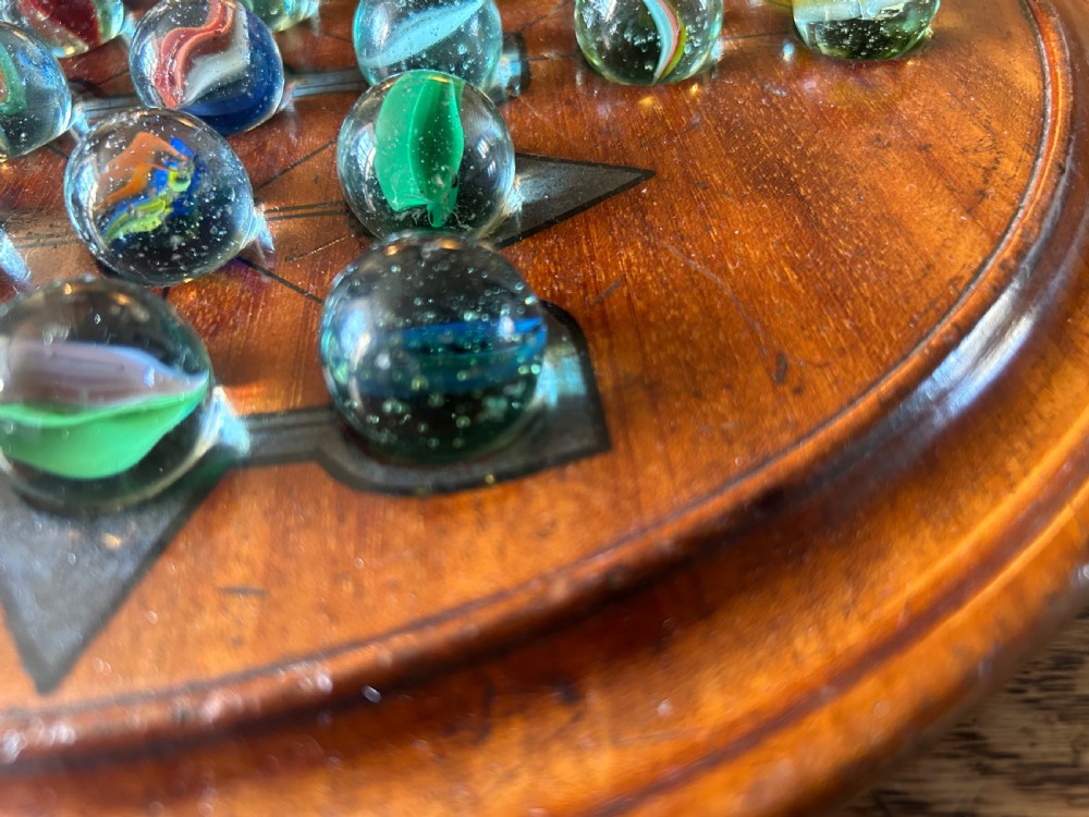 Large Mahogany  Solitaire Board  View IV