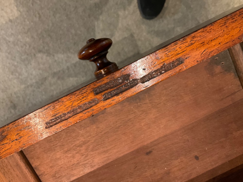 Victorian Burr Walnut Pedestal Desk View V