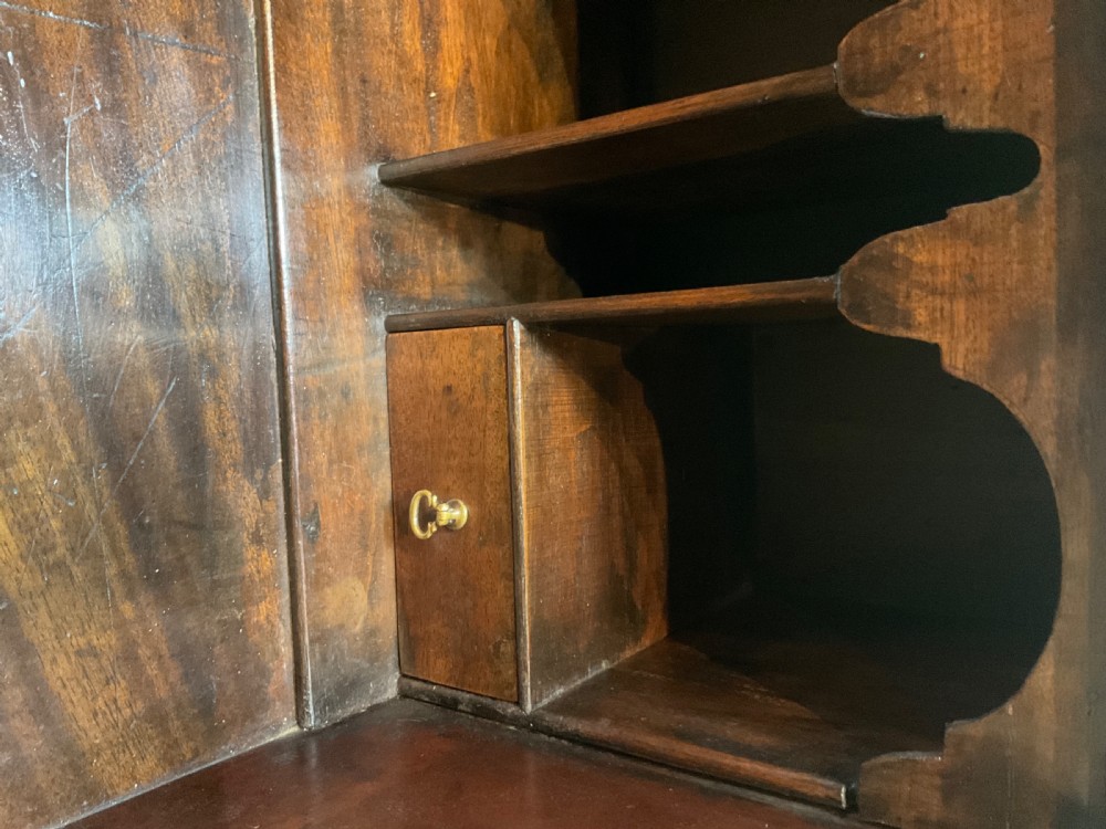 Mahogany Bureau on stand  View V
