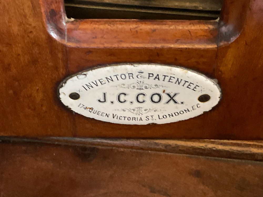 Victorian Double-sided cash till by J C Cox  View II