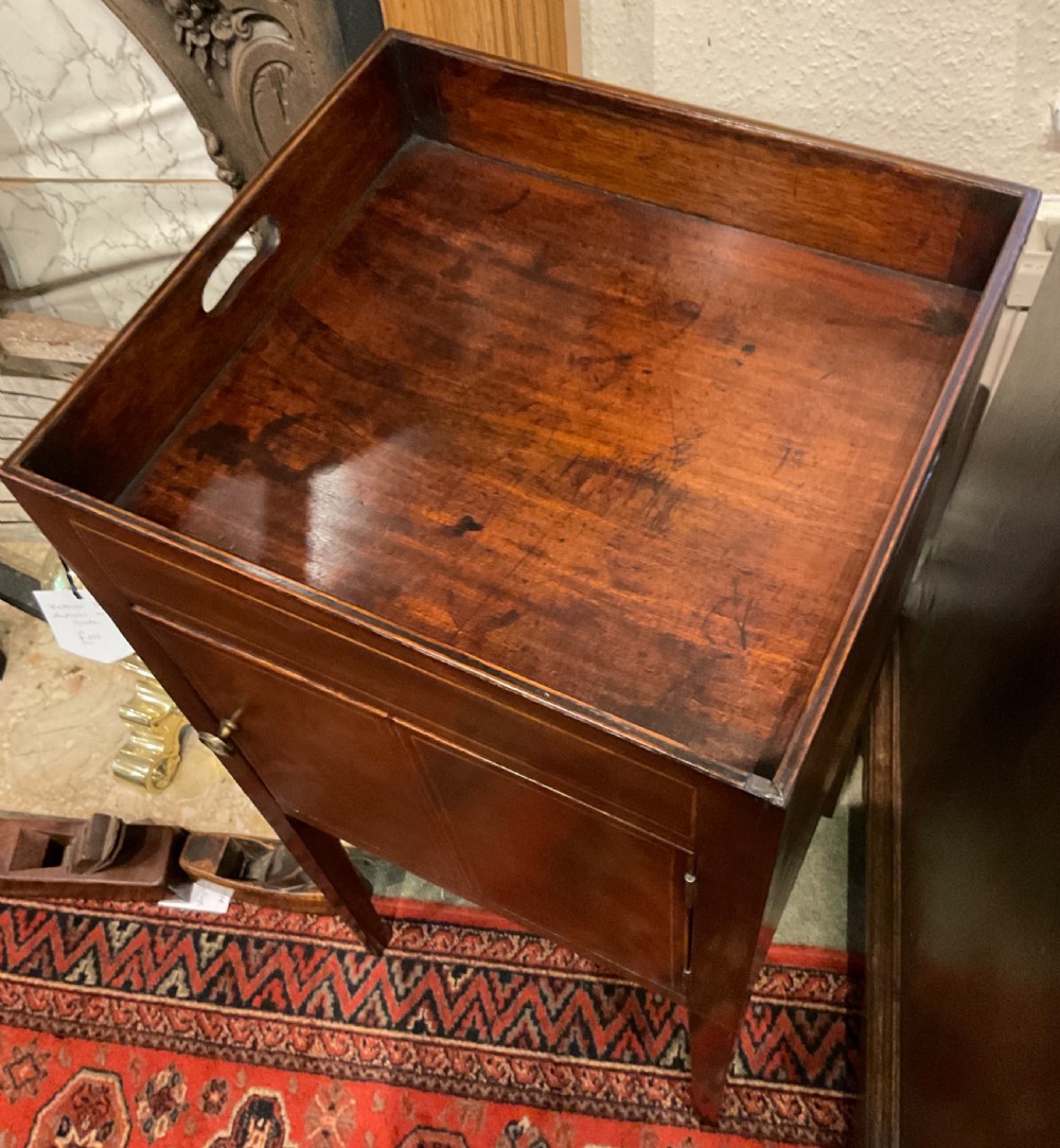 Georgian Tray Top Pot Cupboard  View IV