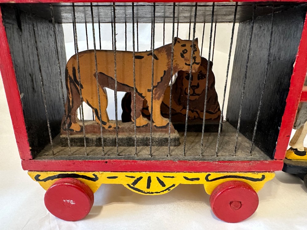Fold Art horse drawn circus wagon  View II