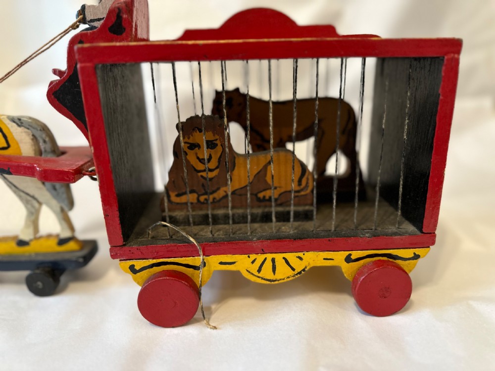 Fold Art horse drawn circus wagon  View IV