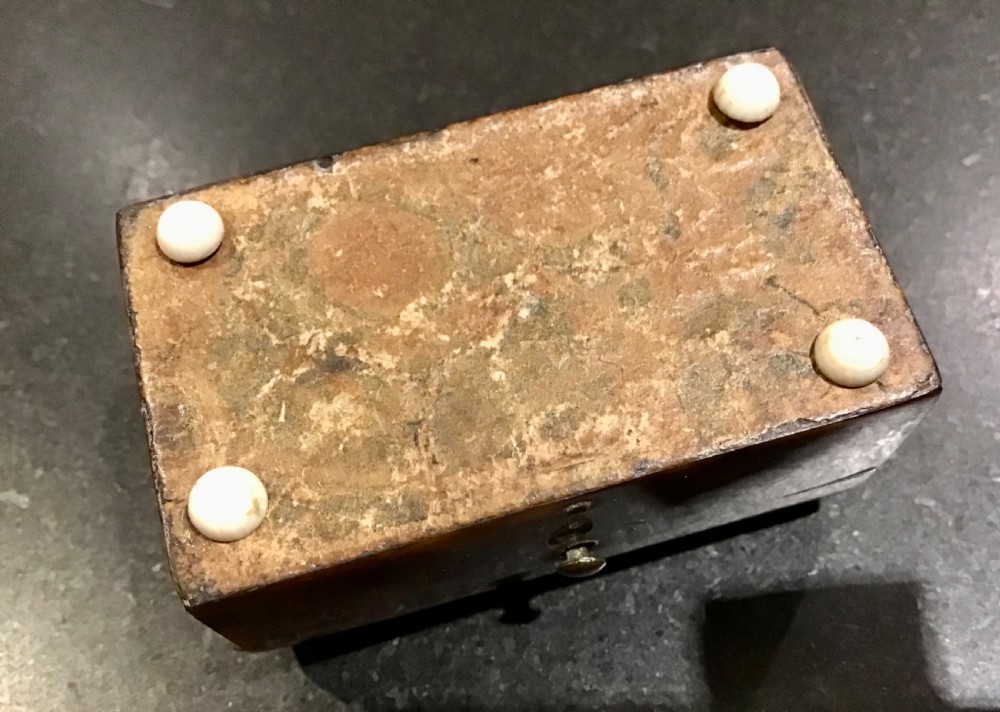 Miniature Regency Period Tortoiseshell Casket  View VI