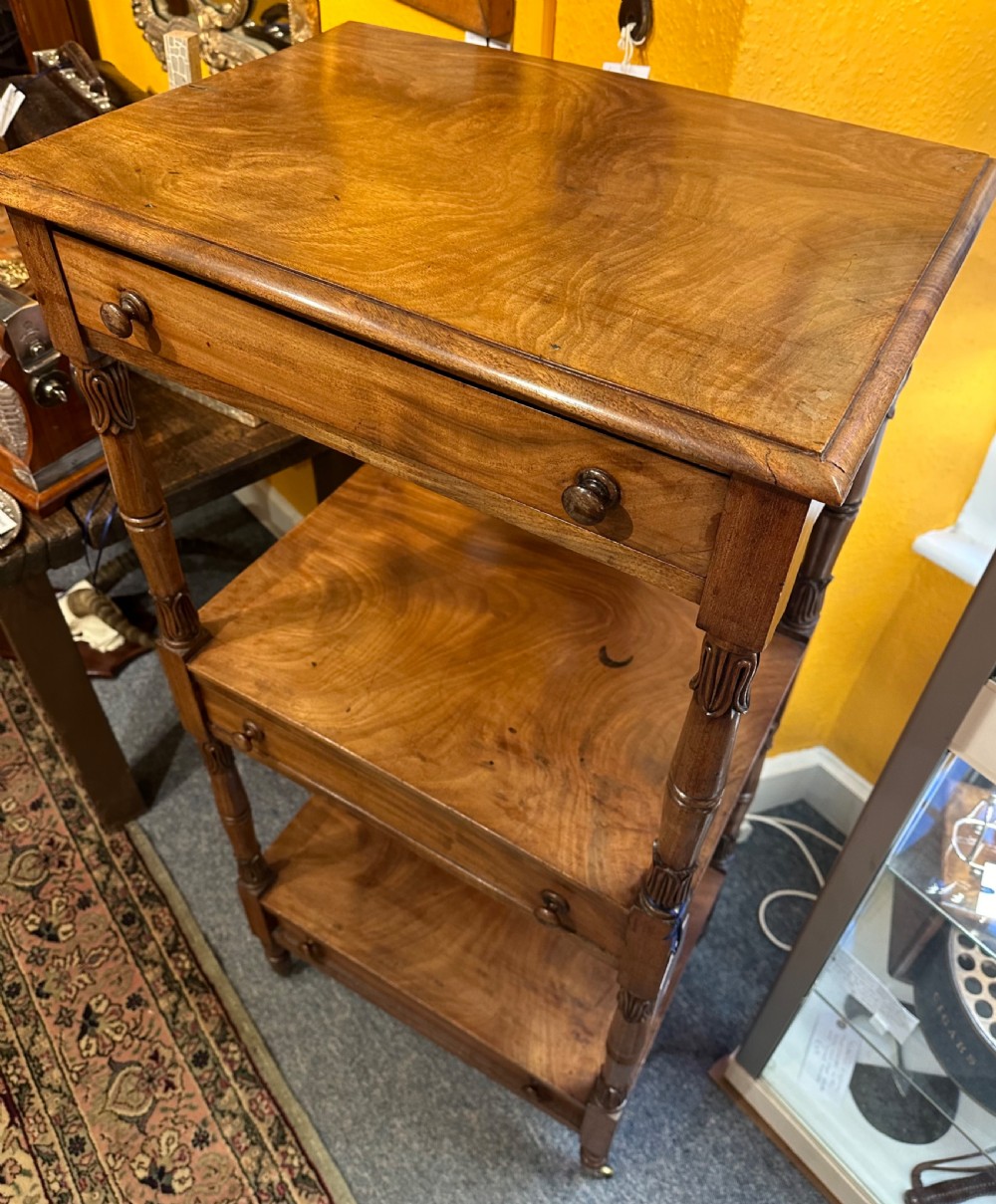 George IV Mahogany Whatnot  View IV