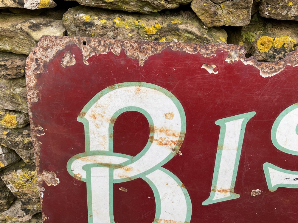Early 20th Century Enamel Advertising Sign for Bisto View III