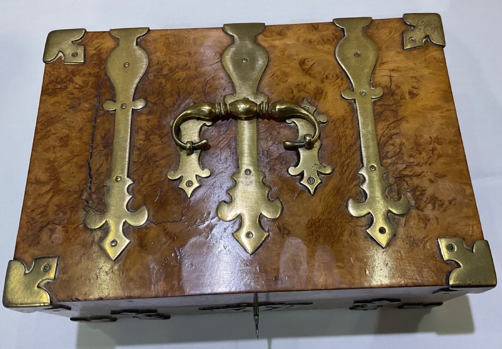 Burr Walnut Jewel Casket View II