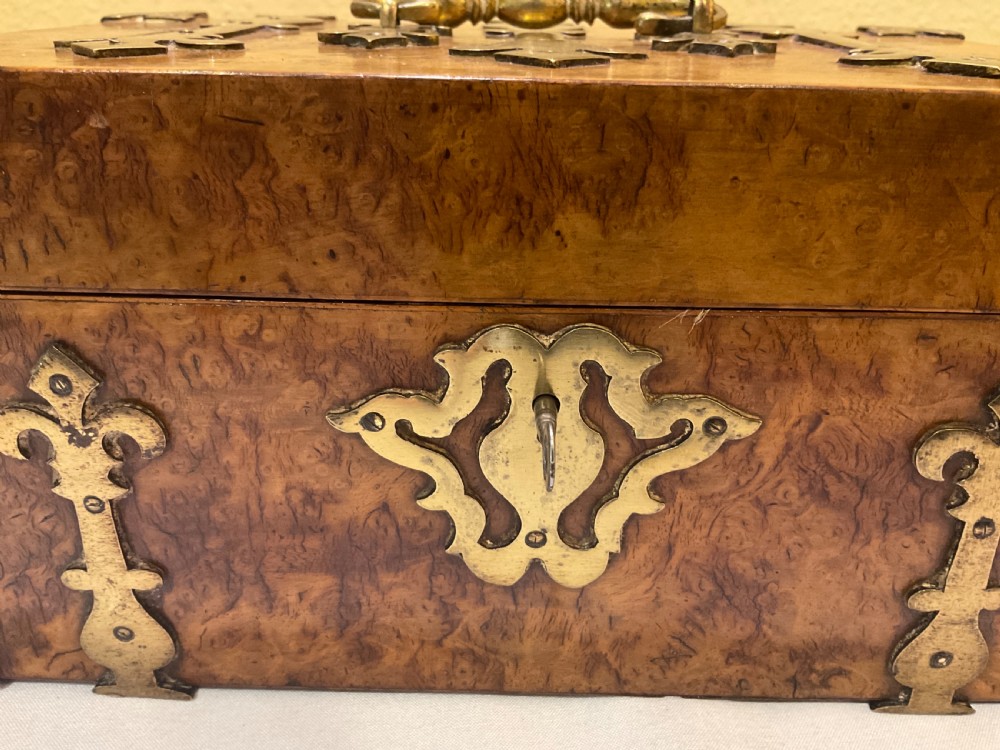 Burr Walnut Jewel Casket View IV