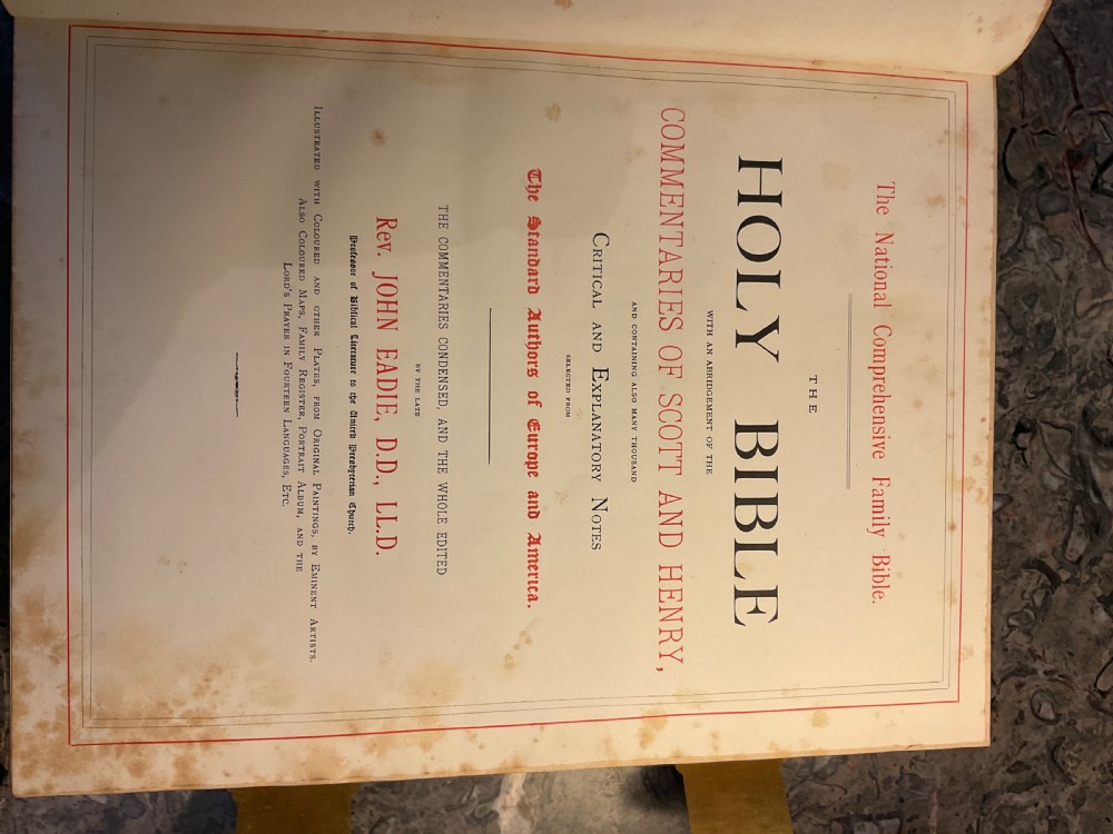 Victorian The Holy Bible Illustrated  View II