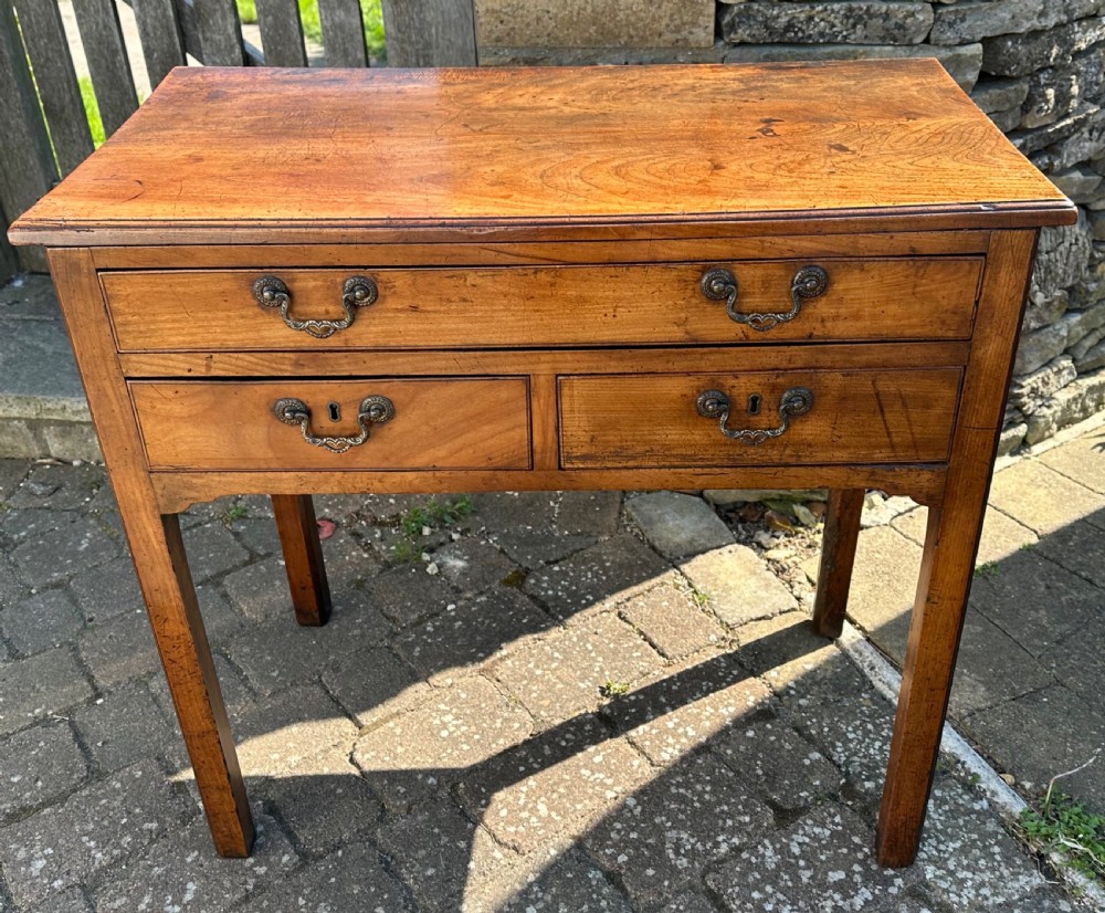Georgian Fruitwood Lowboy 
