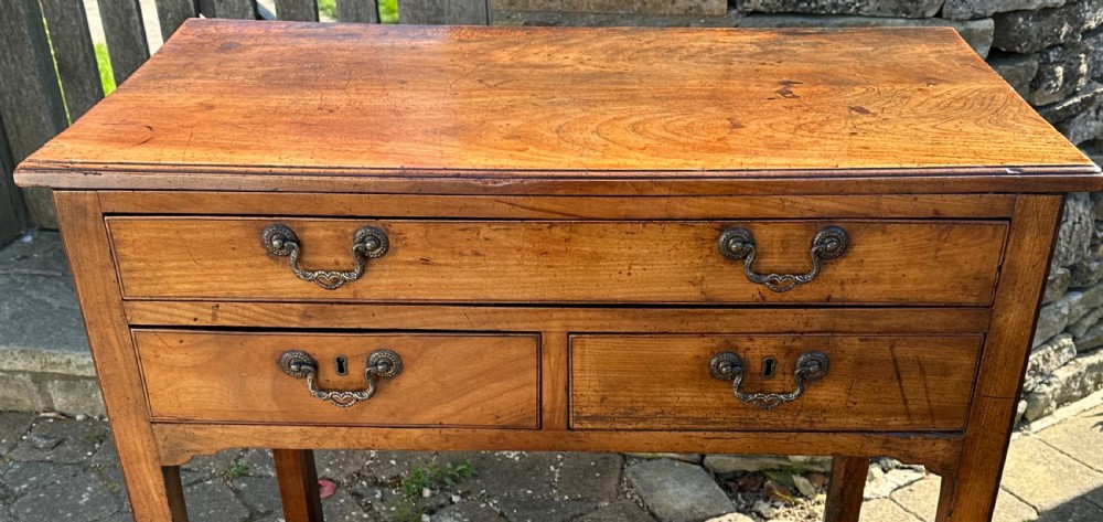 Georgian Fruitwood Lowboy  View II