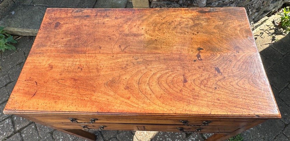 Georgian Fruitwood Lowboy  View IV