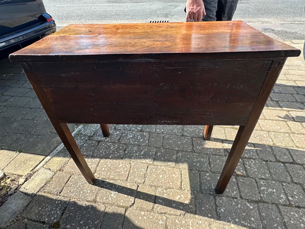 Georgian Fruitwood Lowboy  View VII