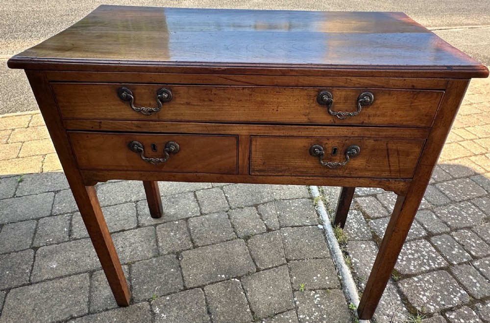 Georgian Fruitwood Lowboy  View VIII