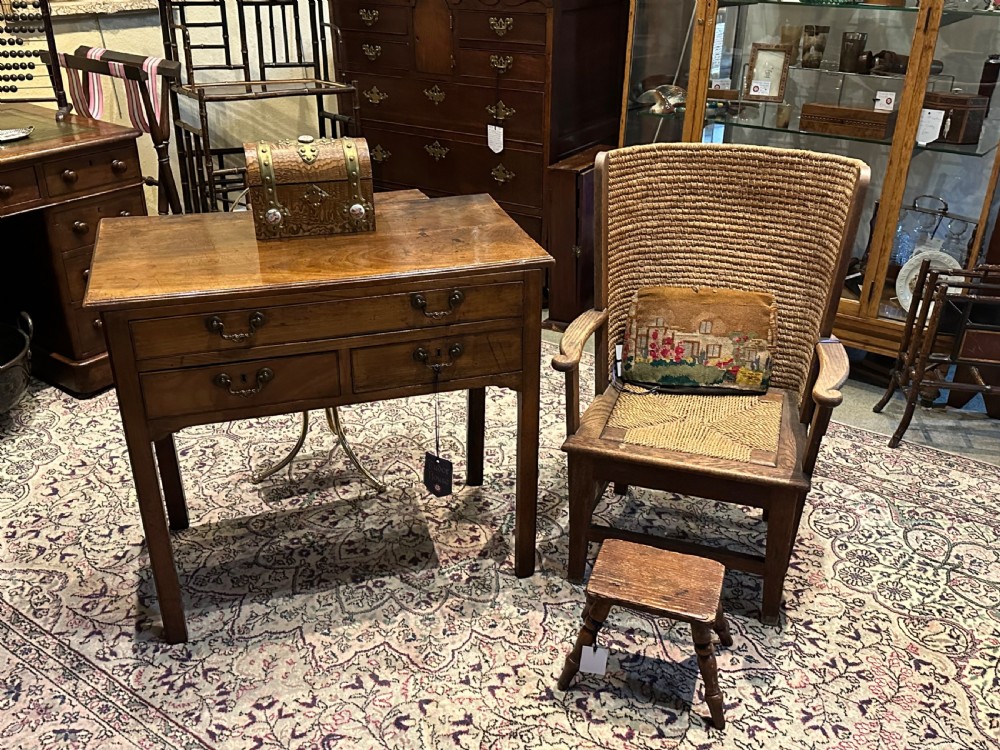 Georgian Fruitwood Lowboy  View IX
