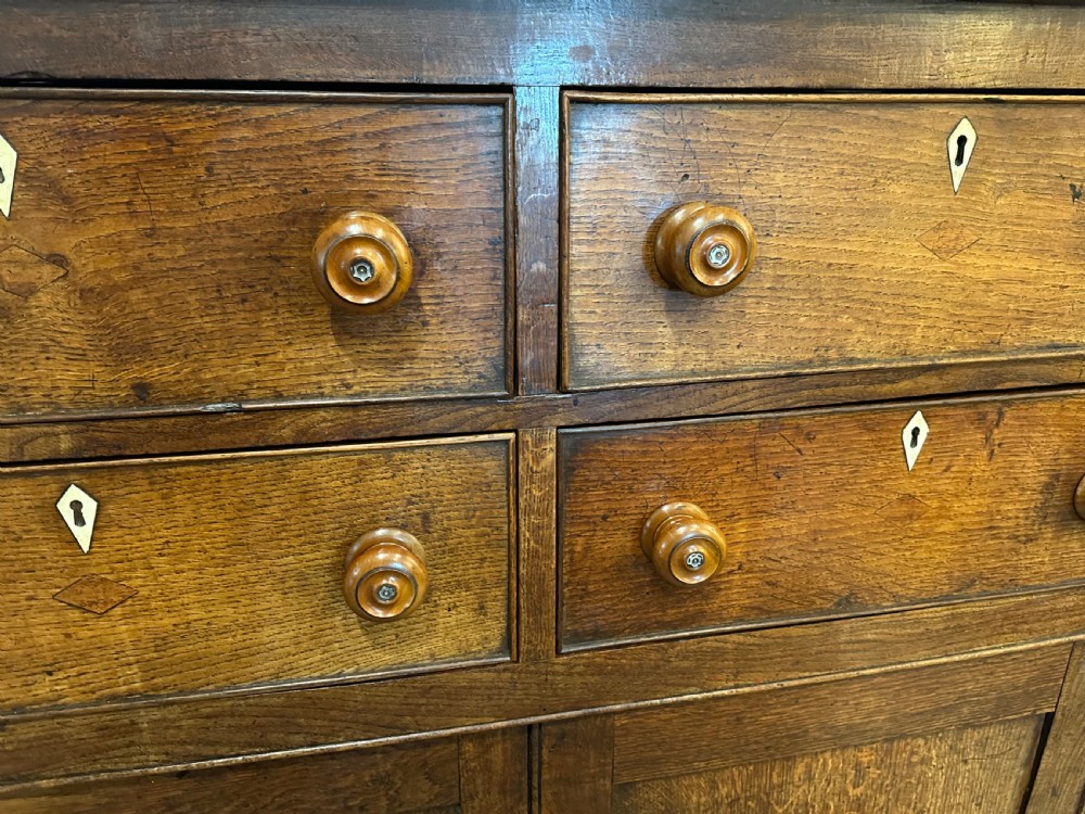 Georgian Welsh Oak Food Cupboard  View V