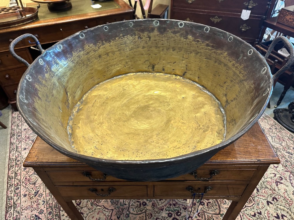 Large Victorian Brass Pan 