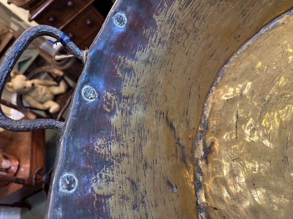 Large Victorian Brass Pan  View III