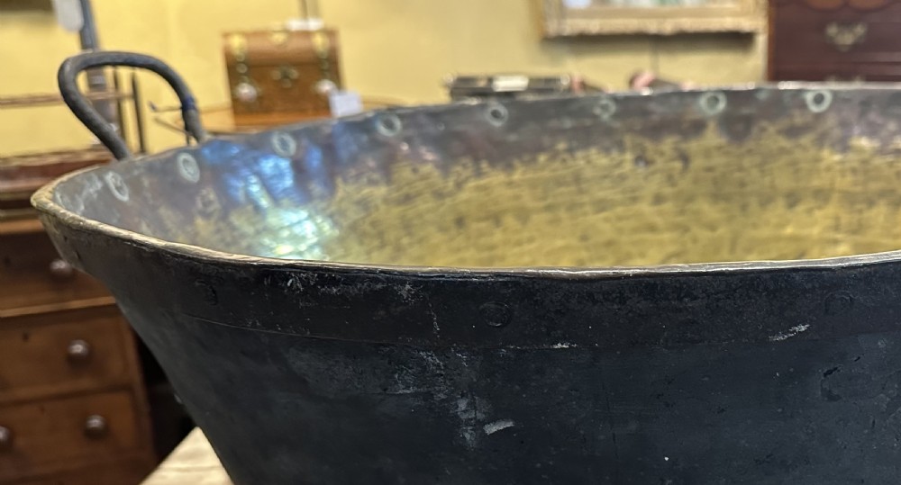 Large Victorian Brass Pan  View V