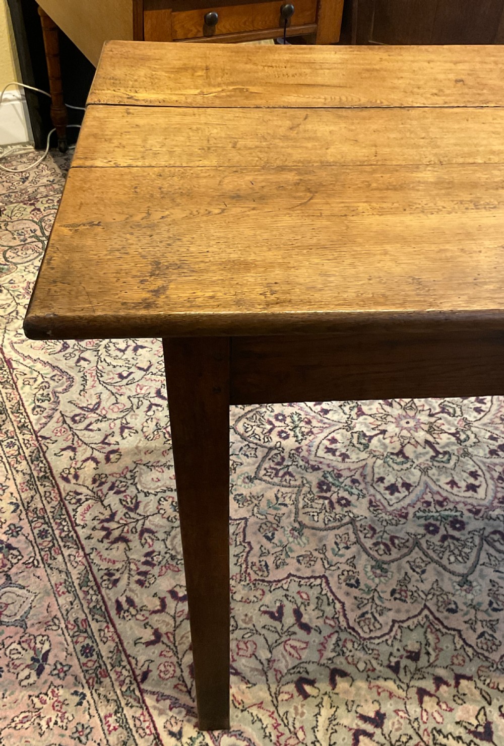 French Oak Farmhouse Table   View II